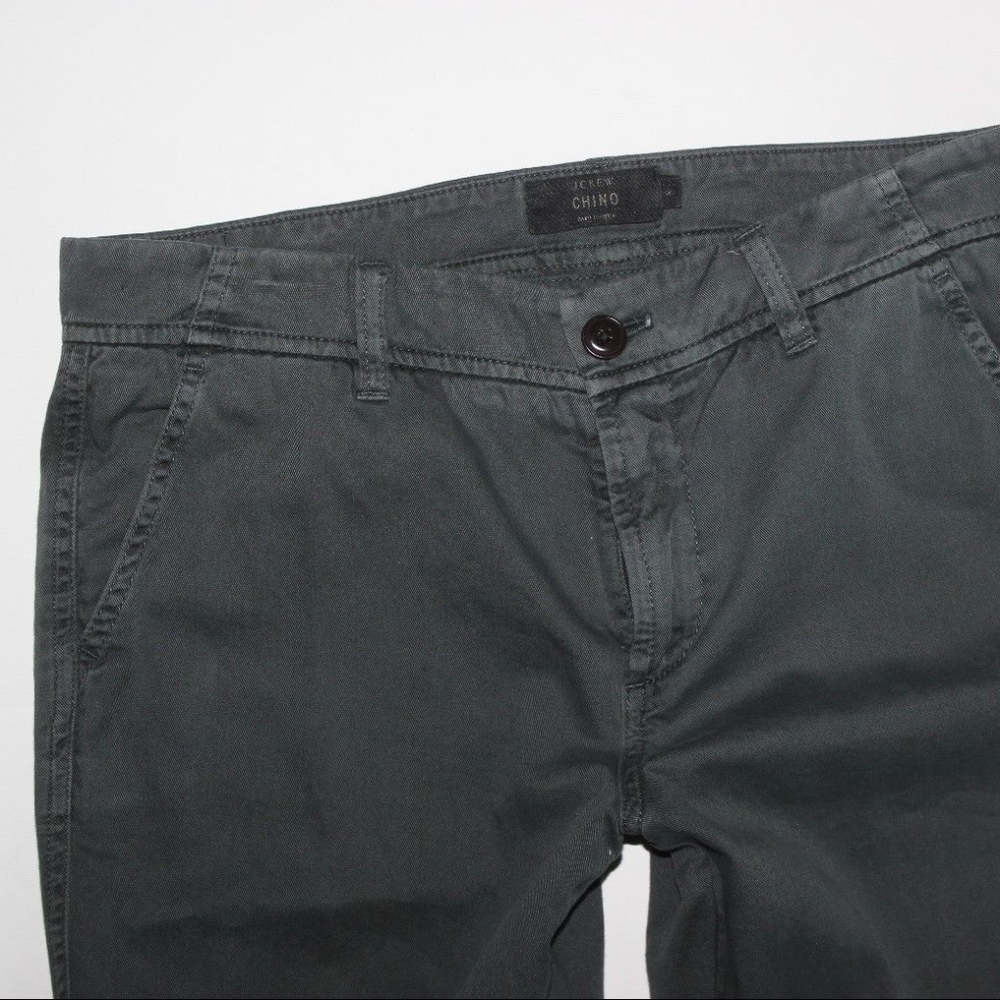 J.Crew Women's Cropped Chinos Gray Sz 8